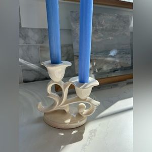 Vintage Double Tulip Candle Holder